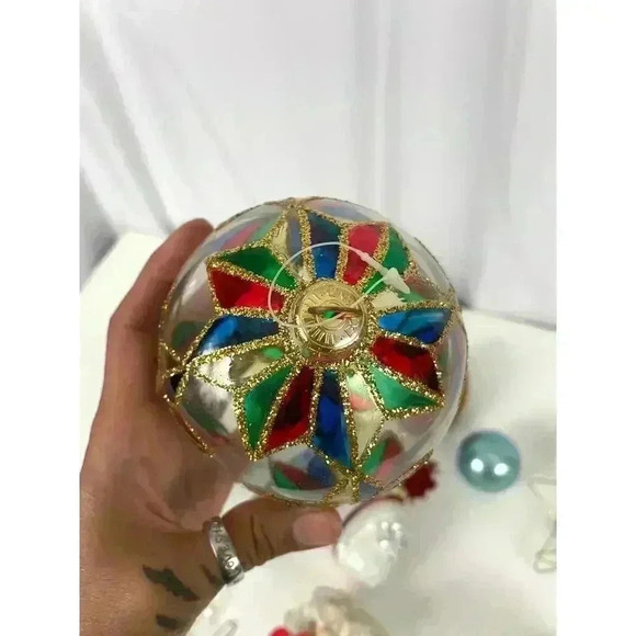 12X Christmas Ornaments Mercury Glass Toppers Poland Shiny Brite MCM VTG - Picture 6 of 16